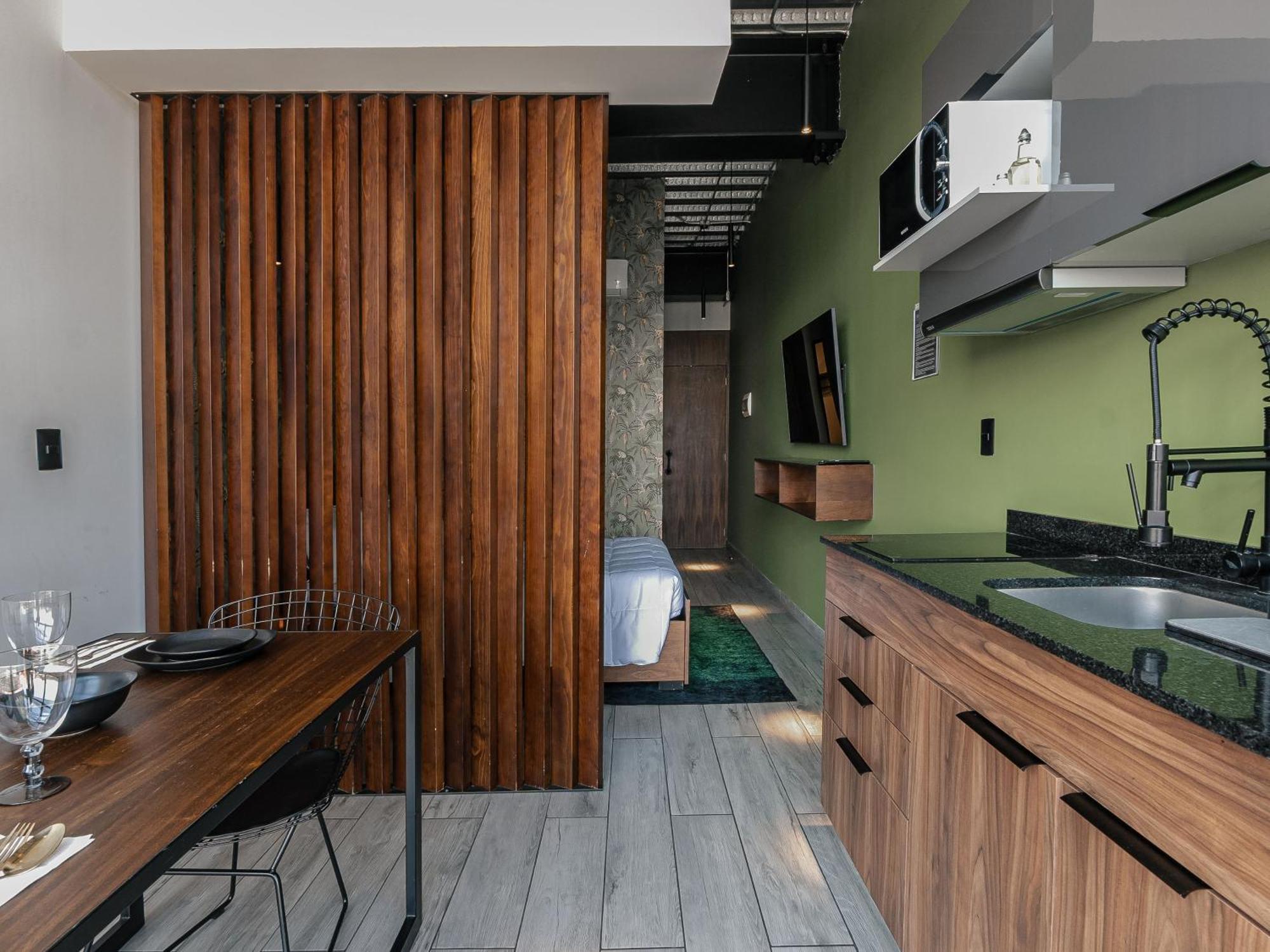 The Jungle Loft Tropical Comfort In A Centric Location With Kitchen Mexiko-Stadt Exterior foto